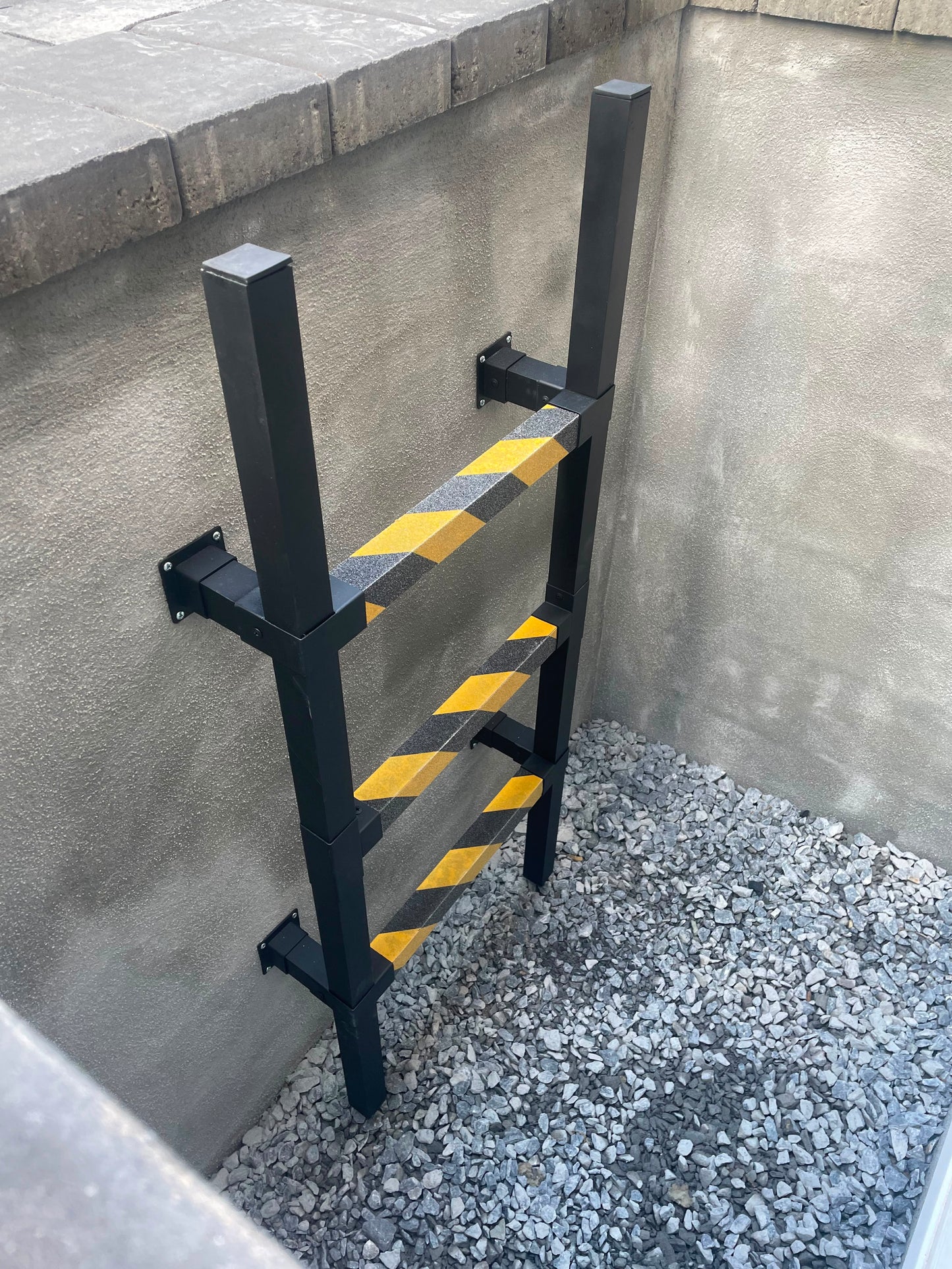 IRONNEST SYSTEM™ STEP™ Egress Ladder | Custom Aluminum Basement Window Well Ladder