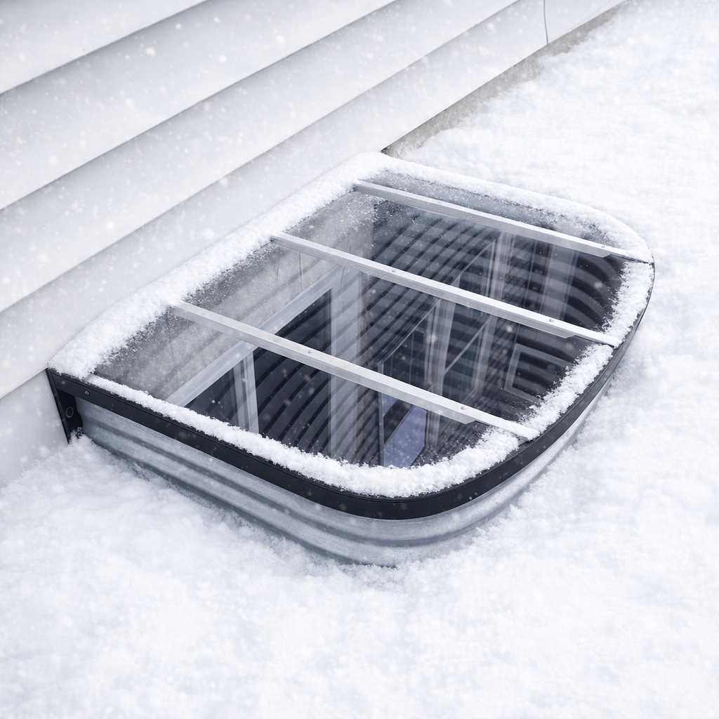 Circle Heavy Frame Basement Window Well Cover
