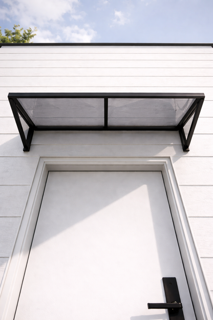 IRONNEST SYSTEM™ CANOPY™ Basement Door Canopy | Custom Aluminum &amp; Polycarbonate