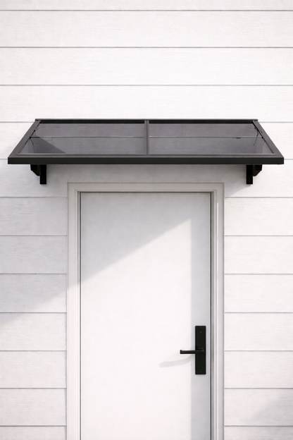 IRONNEST SYSTEM™ CANOPY™ Basement Door Canopy | Custom Aluminum &amp; Polycarbonate