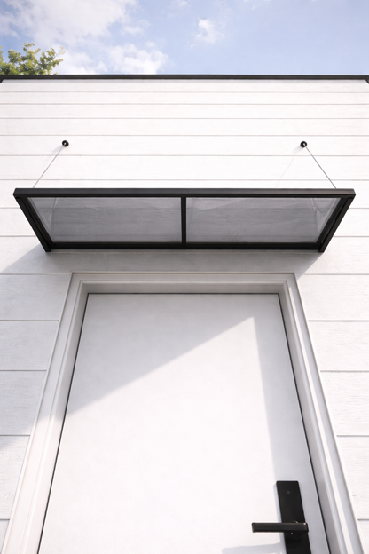 IRONNEST SYSTEM™ CANOPY™ Basement Door Canopy | Custom Aluminum &amp; Polycarbonate
