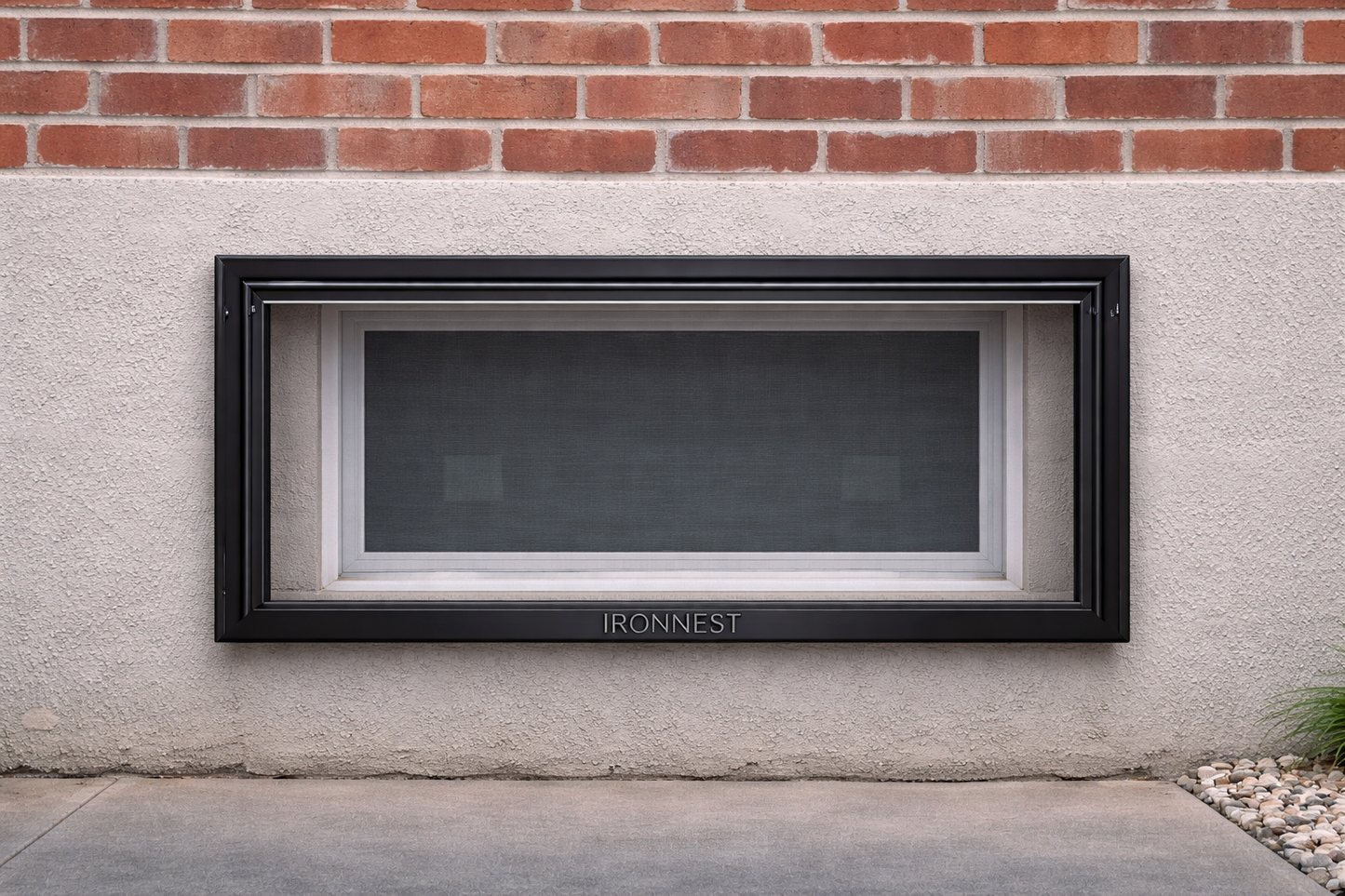 IRONNEST SYSTEM™ Warden Basement Window Well Cover | Custom Aluminum &amp; Polycarbonate