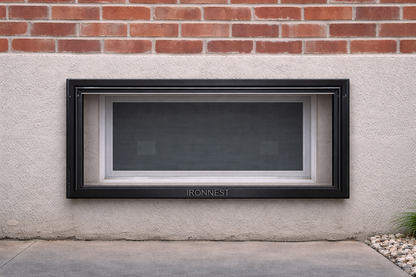 IRONNEST SYSTEM™ Warden Basement Window Well Cover | Custom Aluminum &amp; Polycarbonate
