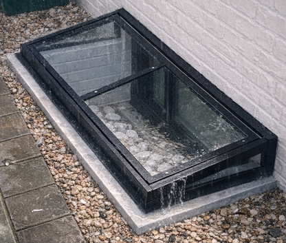 Angle Version Basement Window Well Cover
