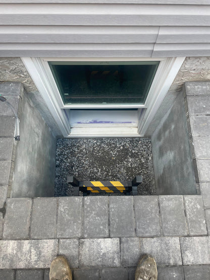 IRONNEST SYSTEM™ STEP™ Egress Ladder | Custom Aluminum Basement Window Well Ladder