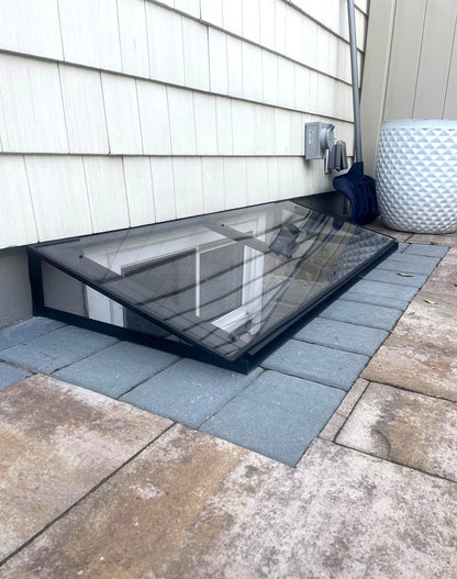 Angle Version Basement Window Well Cover
